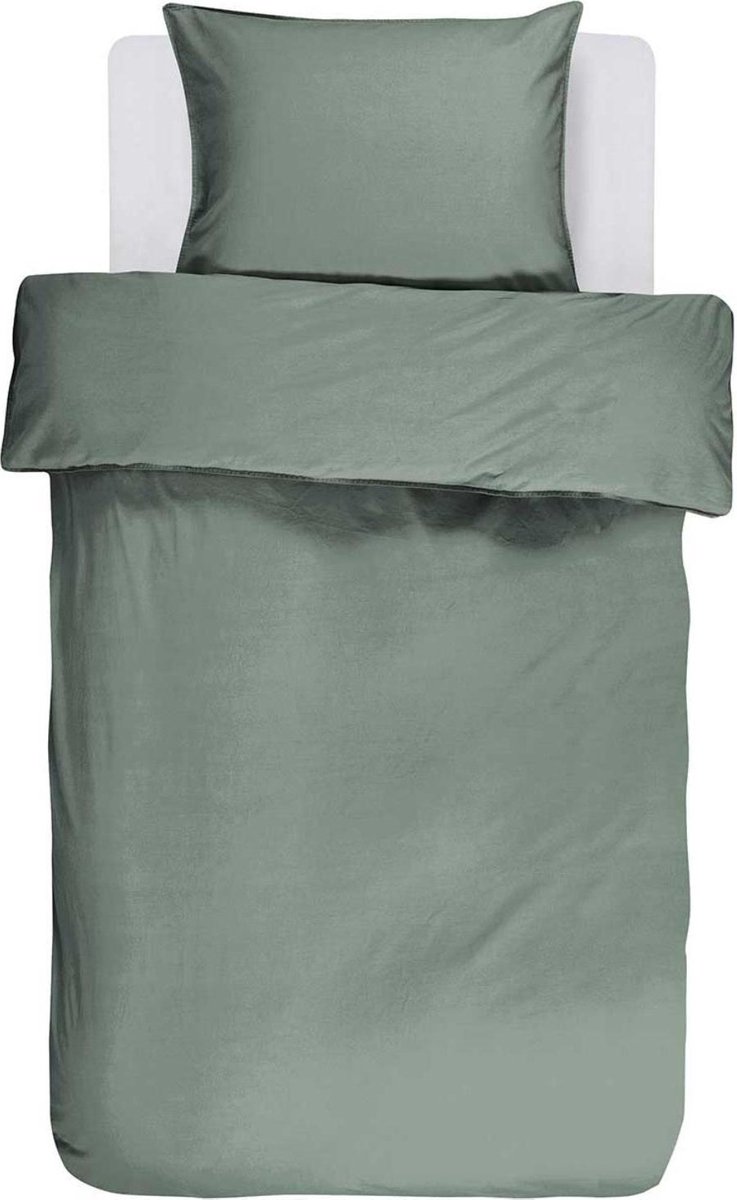 Essenza Guy Dekbedovertrek Sea green Lits-Jumeaux XL – 260x200 220 cm