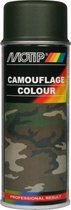Motip camouflagelak mat RAL 6031 forest green / woudgroen - 400 ml.