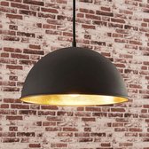 Lindby magna - Lampe à suspension table à manger - 1 lumière - Ø 30 cm - Zwart