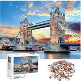 Puzzel 1000 Stukjes Volwassenen Legpuzzels Puzzle Jigsaw Puzzels - Speelgoed Hobby en Creatief Voor Volwassenen - 50*70 cm - Tower Bridge 1000 Stukjes valentijn cadeautje voor haar