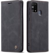 Samsung Galaxy M31 Hoesje - CaseMe Book Case - Zwart