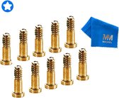 10 Stuks Dock Schroeven voor de Onderkant van iPhone SE 2020/8/8 Plus/7/7 Plus/6S/6S Plus/6/6 Plus - Goud