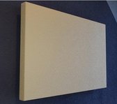 Ecosun Elektrisch verwarmd infraroodpaneel 100W 230V wit 32x50cm licht gekorreld