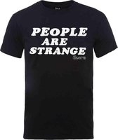 The Doors Mens Tshirt -S- People Are Strange Black