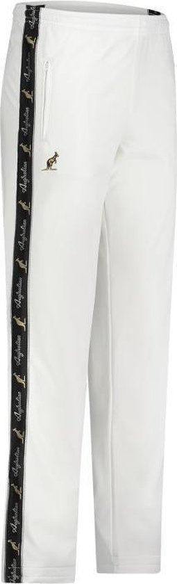 Australian broek met zwarte bies wit en 2 ritsen maat XL/52