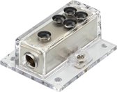 Power distribution block (silver) 1x20 mmÂ² in / 4x10 mmÂ² out