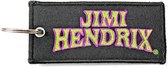 Jimi Hendrix Sleutelhanger Arched Logo Zwart