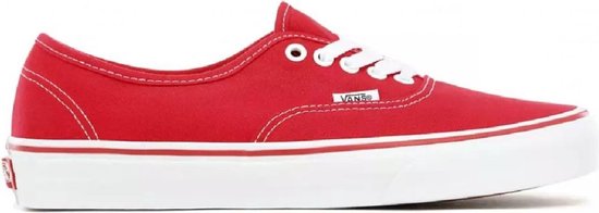 Vans - Authentic - Sneakers - Volwassenen - Rood - 44 | bol.com