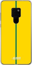 Huawei Mate 20 Hoesje Transparant TPU Case - FSC Groen & Geel #ffffff