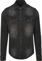 Brandit - Riley Denim Overhemd - 2XL - Zwart