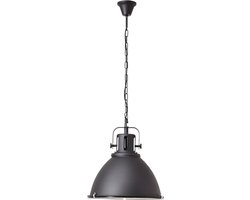 Brilliant Industriële hanglamp “Jesper” XL matzwart