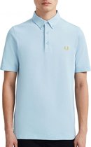 Fred Perry - Button Down Polo Shirt - Polo Blauw - L - Blauw