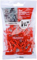 Masters Red Graduated Plastic Tees
