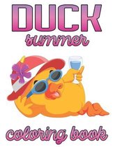 Duck Summer Coloring Book