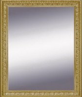 Gouden Spiegel 55x115 cm – Saskia – Spiegels Goud – Spiegel Gouden Lijst – Wandspiegel Goud Hal – Perfecthomeshop