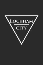 Lochham: Notizen f�r deine Stadt - Dein Planer - Notizblock A5 120 Seiten - Wei�e Seiten mit Rahmen