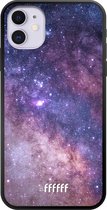 iPhone 11 Hoesje TPU Case - Galaxy Stars #ffffff