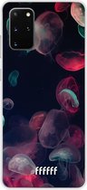 Samsung Galaxy S20+ Hoesje Transparant TPU Case - Jellyfish Bloom #ffffff