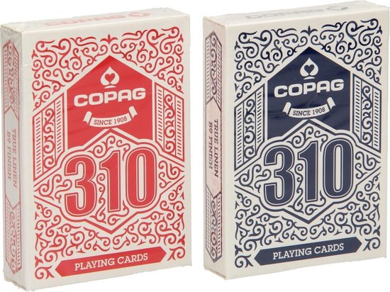 Thumbnail van een extra afbeelding van het spel Copag 310 - Blue deck - Speelkaarten