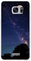 Samsung Galaxy S7 Edge Hoesje Transparant TPU Case - Full Moon #ffffff