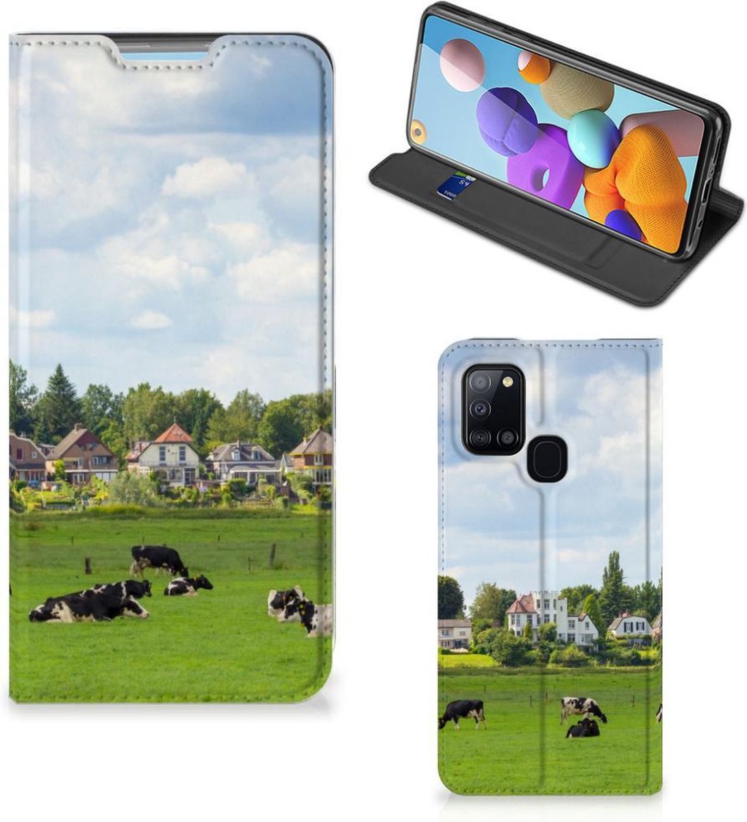 Samsung Galaxy A21s Hoesje maken Koeien