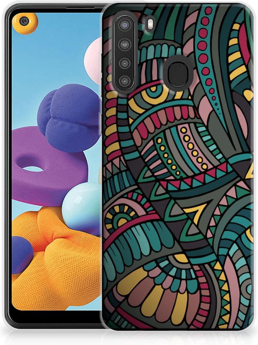Samsung Galaxy A21 TPU bumper Aztec