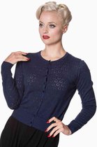 Dancing Days - WATCH OUT Cardigan - XL - Blauw