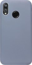 ADEL Premium Siliconen Back Cover Softcase Hoesje Geschikt voor Huawei P20 Lite (2018) - Lavendel