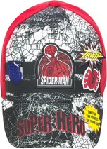Spider-man pet/cap rood maat 52 met verwisselbare badges.