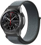 Shop4 - Samsung Galaxy Watch 46mm Bandje - Nylon Donker Grijs