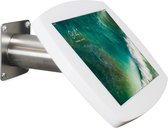 iPad wandhouder Lusso voor iPad 10.2 & 10.5 – wit/RVS – homebutton & camera bedekt