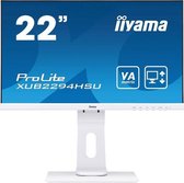 Iiyama ProLite XUB2294HSU-W1 - Full HD VA Monitor - 22 Inch - Wit