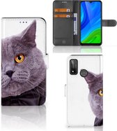 Telefoonhoesje Huawei P Smart 2020 Flipcover Case Kat