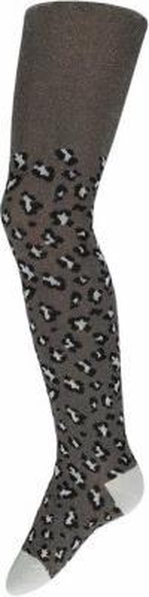 iN ControL glittermaillot met luipaard print - grijs - maat 110/116