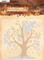 Studio Light Embossing Folder With Die Cut Wonderful Autumn nr.05 EMBWA05