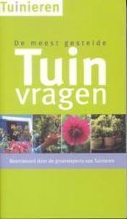 Cover van het boek 'De meest gestelde tuinvragen'
