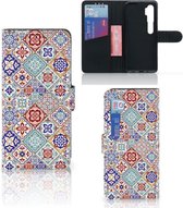 Book Case met foto Xiaomi Mi Note 10 Pro GSM Hoesje Tiles Color