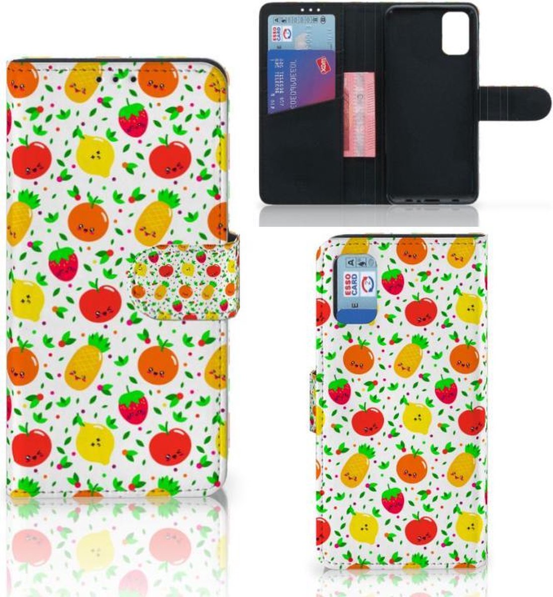 Samsung Galaxy A41 Book Cover Fruits