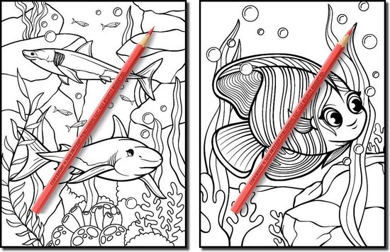 bol.com | Ocean Coloring Book - Jade Summer