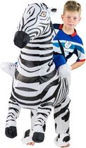 Kinderkostuum Opblaasbare Zebra One Size