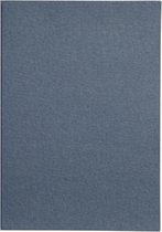 Kaart, donkerblauw/lichtblauw, afm 10,5x15 cm,  250 gr, 10stuks