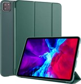 iPadspullekes - Hoes voor Apple iPad 2022/2020 10.9-inch / Pro 11-inch (2020/2021/2022) - Smart Cover Folio Book Case – Groen - iPad Hoesje - iPad Case - iPad Hoes - Autowake - Magnetisch - Tri-fold - Tablethoes - Smartcase