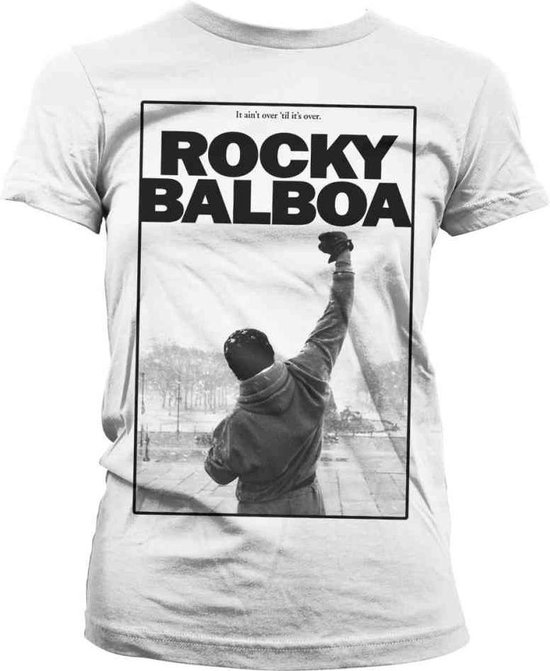 Rocky Dames Tshirt -M- Balboa It Ain't Over Wit