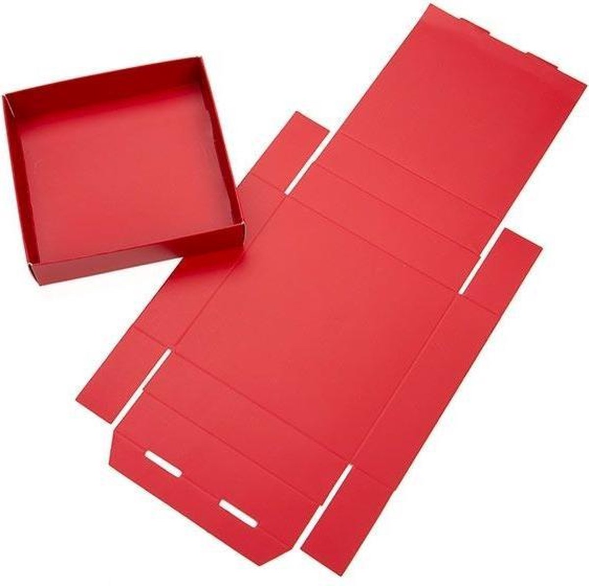 Goedkoopste Rode Kraftdoosjes Bodem 10,5x2,5x10,8cm (25 stuks