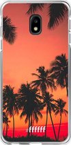Samsung Galaxy J3 (2017) Hoesje Transparant TPU Case - Coconut Nightfall #ffffff