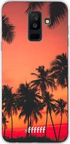 Samsung Galaxy A6 Plus (2018) Hoesje Transparant TPU Case - Coconut Nightfall #ffffff