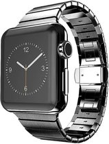 Wabando Stalen Band Froddy Zwart compatibel met Apple Watch 45/44/42 mm