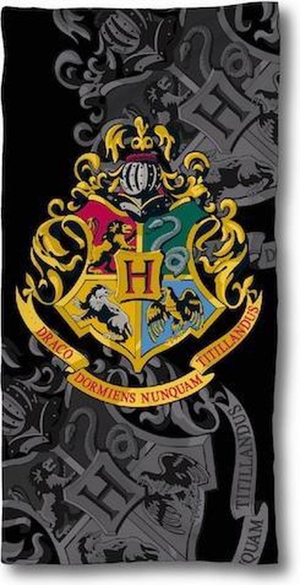 Serviette de plage Harry Potter Poudlard - 70 x 140 cm - Multi | bol.com