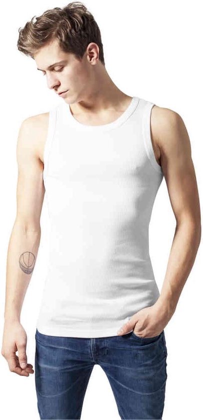 Urban Classics - Basic Tanktop - M - Wit