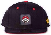 Nintendo Super Mario Snapback pet Badge Zwart